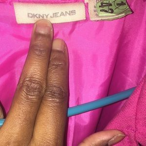 DKNY Hot Pink VINTAGE Trench Coat